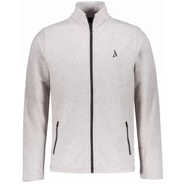  Pánska fleece mikina ALTISPORT ALM002852 STRIEBORNÝ MELÍR 