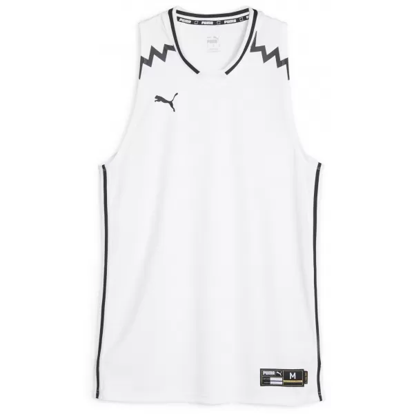  Pánsky dres PUMA HOOPS TEAM GAME JERSEY 676628-02 PUMA WHITE 