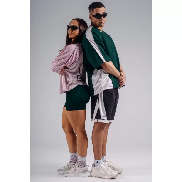  Oversized tričko 97 NEBBIA PRIMAL 862 PINK LEOPARD 