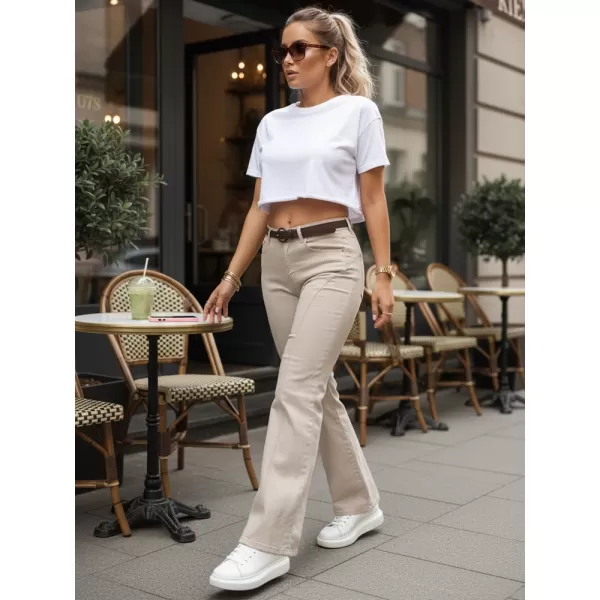  Dámske nohavice DSTREET UY3059 ECRU 