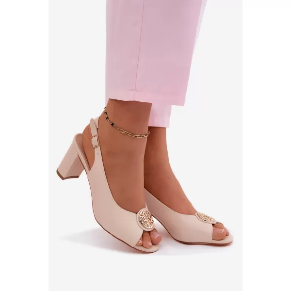  Dámske sandále BOTO 26SD98-9823 BEIGE 