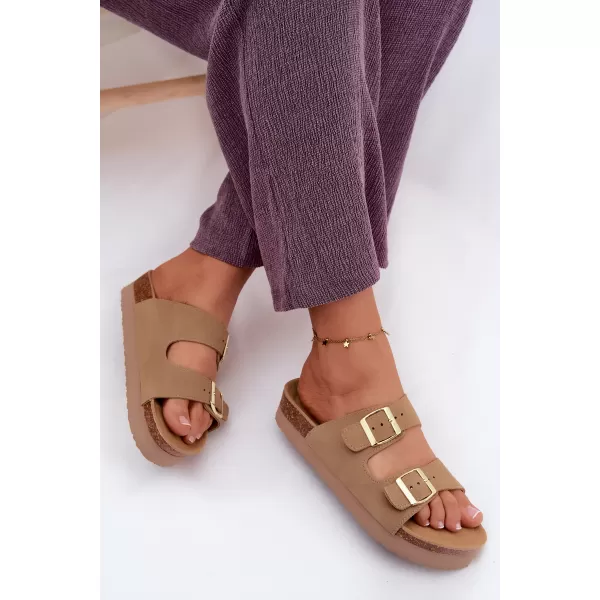  Dámske sandále VINCEZA 102657 BEIGE 