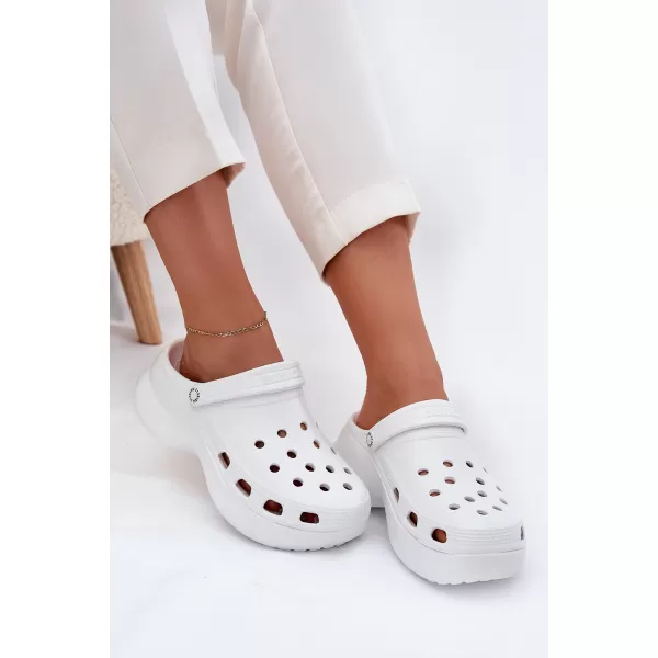  Dámske šľapky BIG STAR SHOES RR274A119 WHITE 