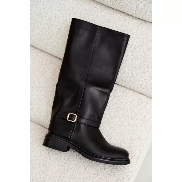  Dámske čižmy BOTO 5858 BLACK 