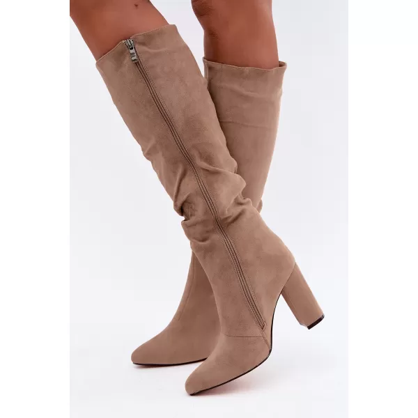 Dámske čižmy BOTO 52230 BROWN 