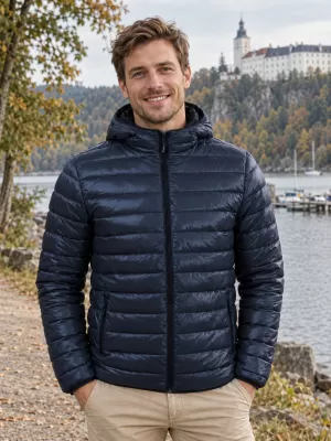 Pánska bunda MALFINI EVEREST 552 NÁMORNÁ MODRÁ