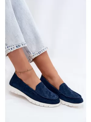 Dámske mokasíny VINCEZA 95360 BLUE