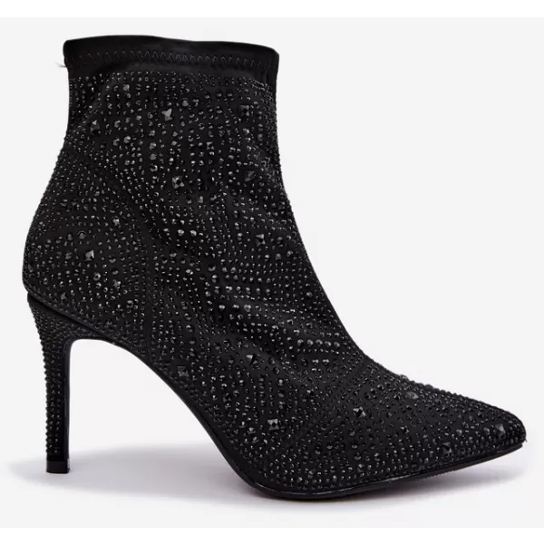  Dámske topánky S.BARSKI HY62-8138 BLACK 