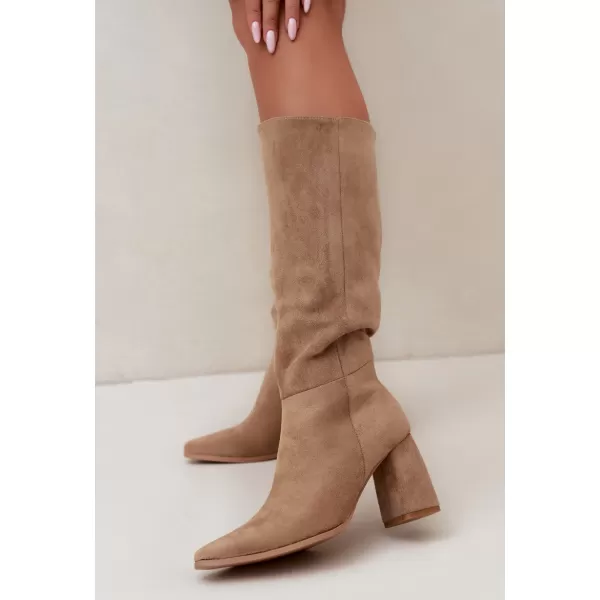  Dámske čižmy BOTO 6373A-1 BEIGE 