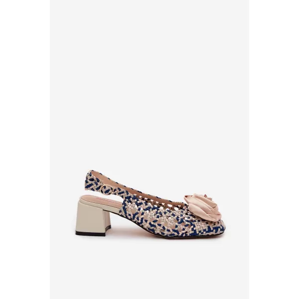  Dámske sandále ARTIKER 58C0372 BEIGE/BLUE 
