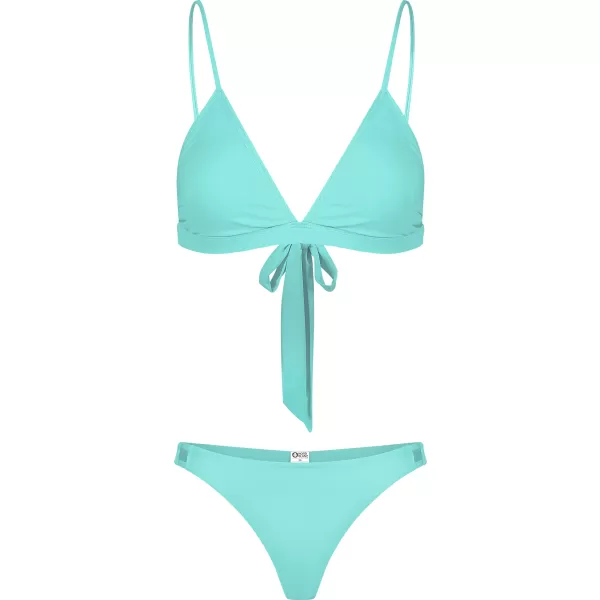  Dámske bikiny - vrchný diel NORDBLANC WATERFALL NBSSS8213 TYRKYSOVÁ 