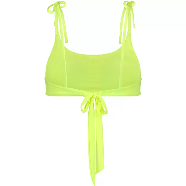  Dámske bikiny - vrchný diel NORDBLANC PRINCESS NBSSS8210 ŽIARIVO ŽLTÁ 