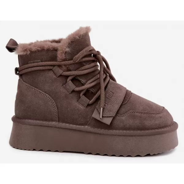  Dámske topánky BIG STAR SHOES UU274315 BROWN/BEIGE SHADOWS 