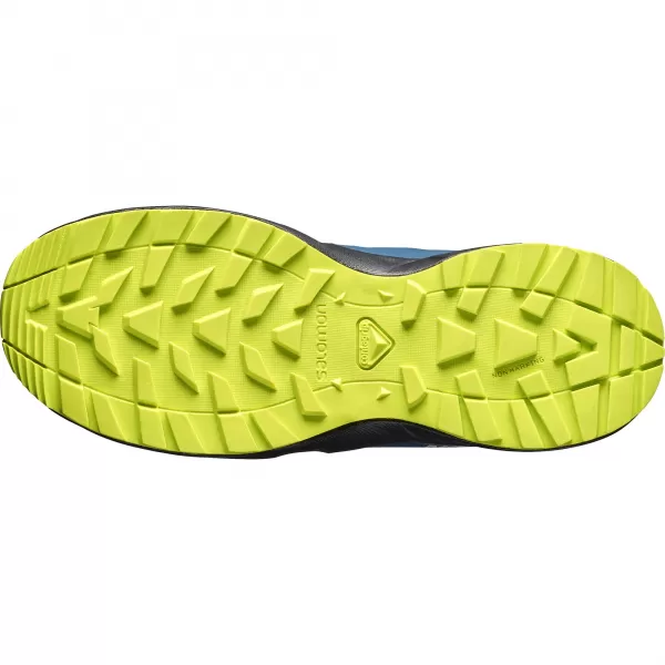  Detské topánky SALOMON OUTSCAPE WATERPROOF L49212500 MYKONOS BLUE/BLACK/ACID LIME 