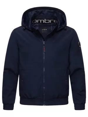 Pánska bunda OMBRE C585 NAVY BLUE