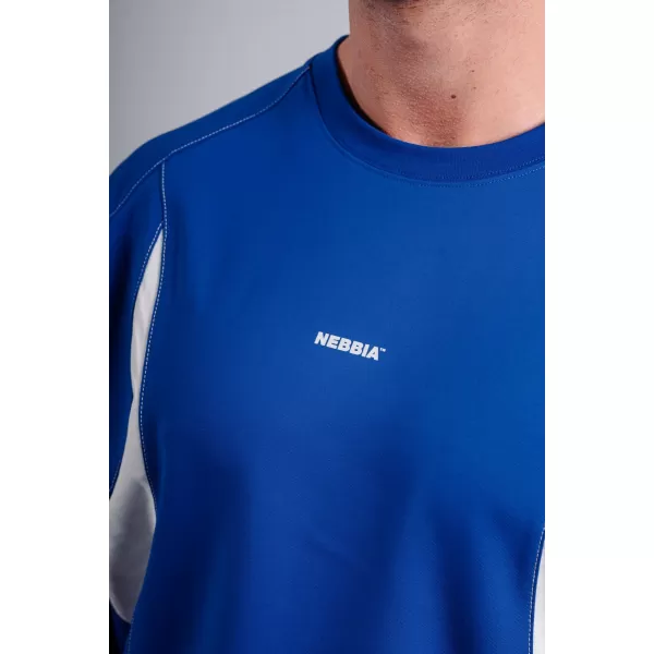  Oversized pump cover tričko NEBBIA PRIMAL 871 BLUE 