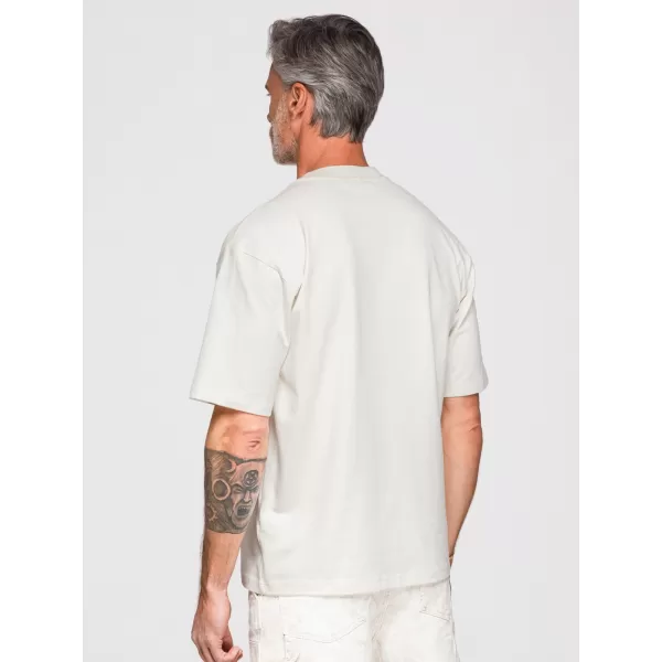  Pánske tričko OMBRE OM-TSCT-0277 OFF-WHITE 
