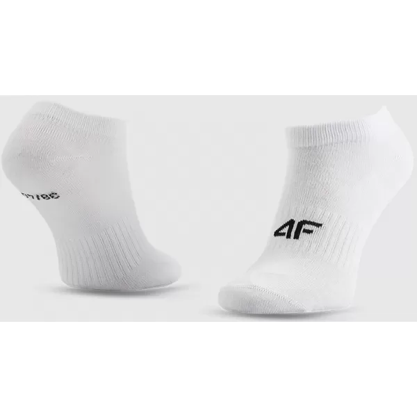  Detské ponožky 4F JWMM00USOCF566 WHITE 