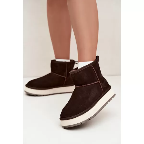  Dámske topánky BIG STAR SHOES UU274693 BROWN/BEIGE 