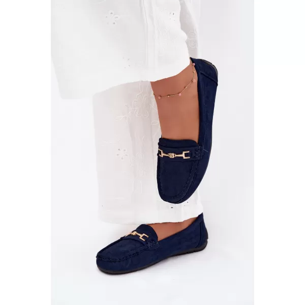  Dámske mokasíny BOTO FT247 NAVY BLUE 