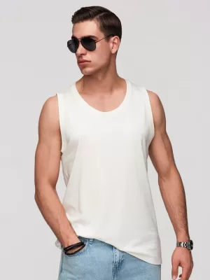 Pánske tielko OMBRE OM-TSBT-0272 WHITE