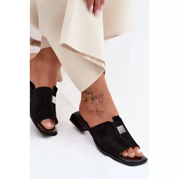  Dámske šľapky D&A JC61-1002 BLACK 