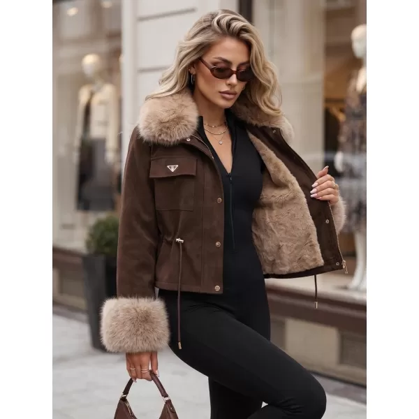  Dámska bunda DSTREET TY5705 HNEDÁ 