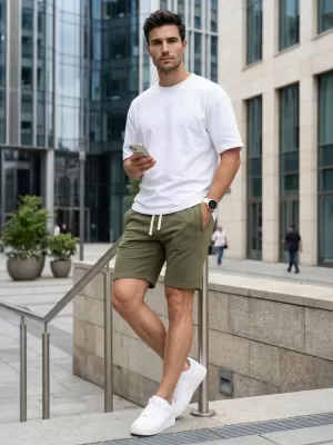 Pánske kraťasy DSTREET SX2627 KHAKI