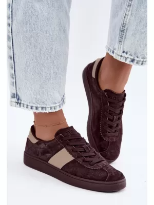 Dámske tenisky BIG STAR SHOES UU274438 BROWN/BEIGE SHADOWS