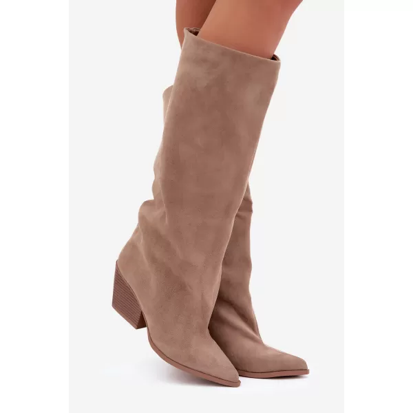  Dámske čižmy BOTO 2579A-1 KHAKI 
