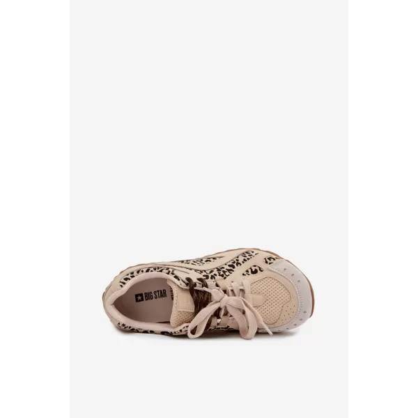  Dámske tenisky BIG STAR SHOES TT274549 BEIGE 