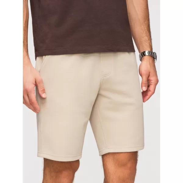  Pánske kraťasy OMBRE OM-SRSK-0124 BEIGE 