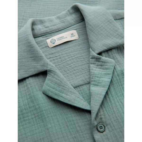  Pánska košeľa OMBRE OM-SHSS-0223 PASTEL GREEN 