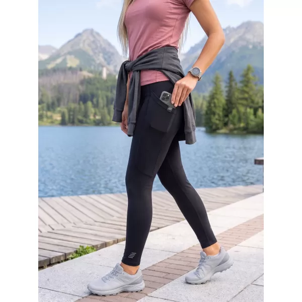  Dámske športové legíny ALPINE PRO GEMSA BLACK 