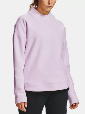 Dámska mikina UNDER ARMOUR RECOVER FLEECE WRAP NECK 1356347-570 FIALOVÁ