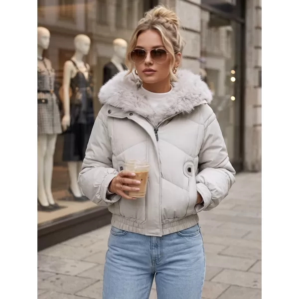  Dámska bunda DSTREET TY6008 BIELA 