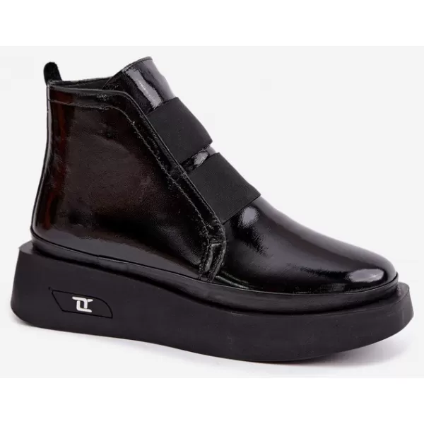 Dámske členkové topánky ARTIKER 55C0820 BLACK 