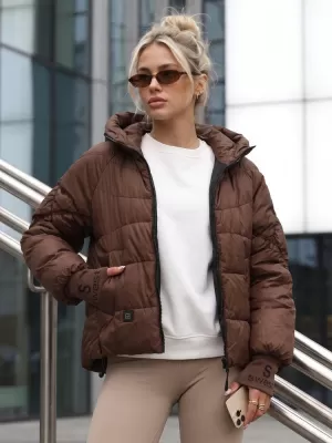 Dámska bunda DSTREET TY5760 HNEDÁ