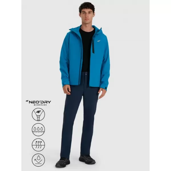  Pánska softshellová bunda 4F RAW25TSOFM506 BLUE 