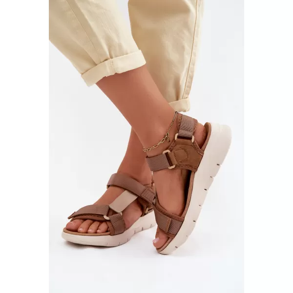  Dámske sandále ARTIKER 58C1231 BROWN/BEIGE 
