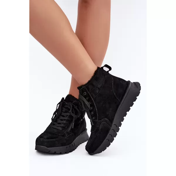  Dámske čižmy BOTO 26BT17-651 BLACK 