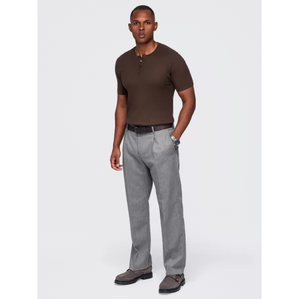  Pánske tričko OMBRE OM-TSCT-0304 BROWN 