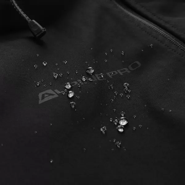  Pánska softshellová bunda ALPINE PRO GEDER BLACK 
