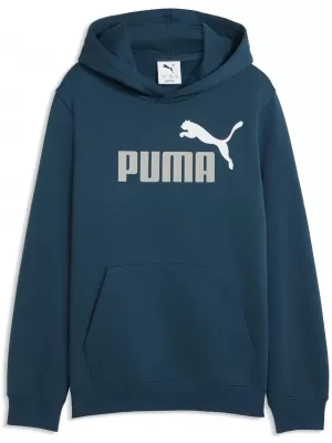 Detská mikina PUMA ESS 2 COLOR NO. 1 LOGO HOODIE FL B 68582236 MIDNIGHT PETROL