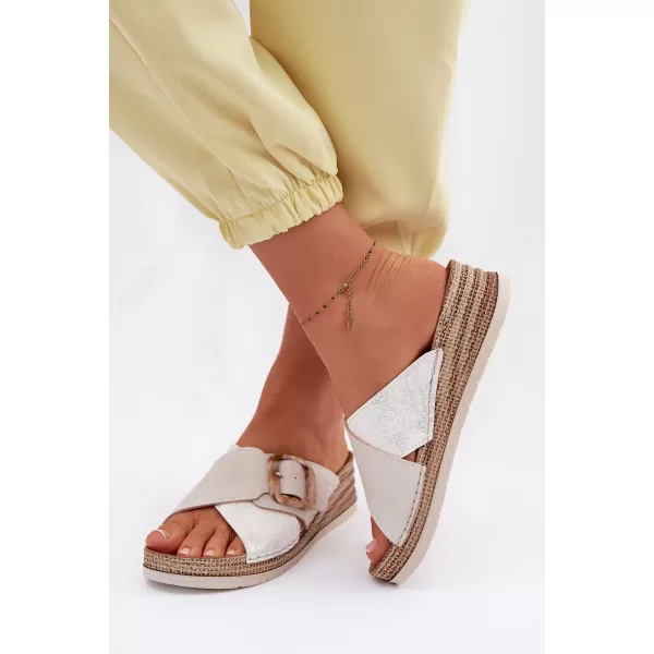  Dámske šľapky INBLU RV000016 BEIGE 