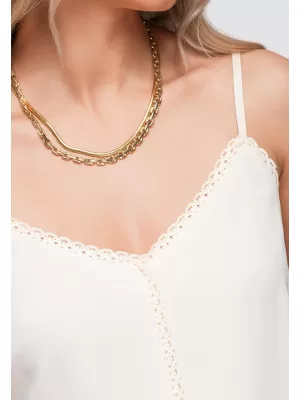 Dámske tielko OMBRE OW-TS-E0057 BEIGE