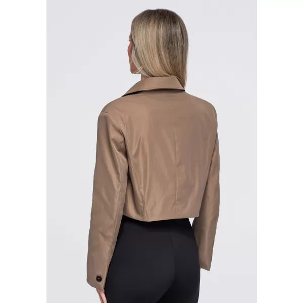  Dámske sako OMBRE OW-BL-E0007 BEIGE 
