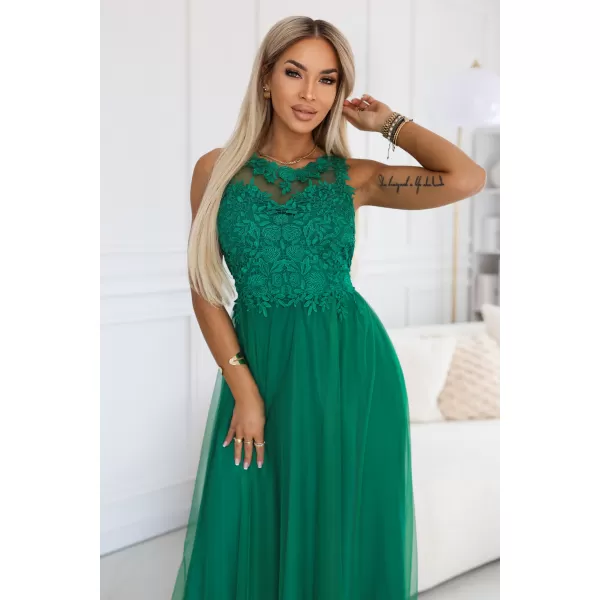  Dámske šaty NUMOCO 672-3 ZELENÁ 