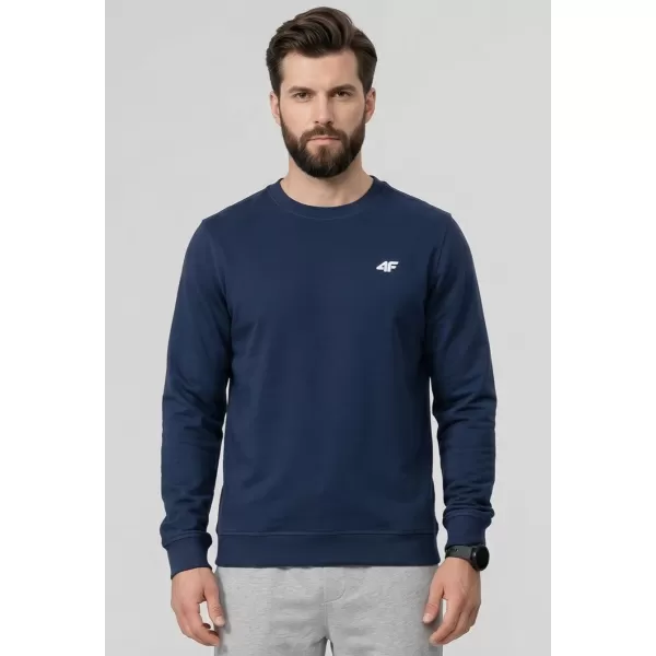  Pánska mikina 4F WMM00TSWSM1768 NAVY 
