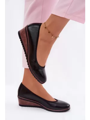 Dámske poltopánky VINCEZA 58628 BLACK
